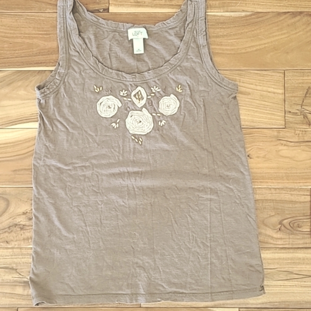 Ann Taylor Loft Embellished Tank Top